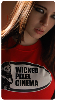 Red Wicked Pixel Cinema Logo Tee