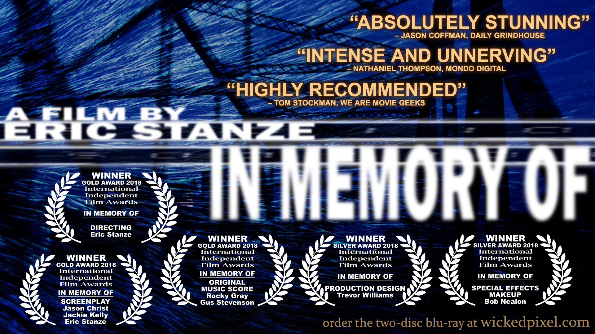 IN MEMORY OF Earns Five Wins At The International Independent Film Awards